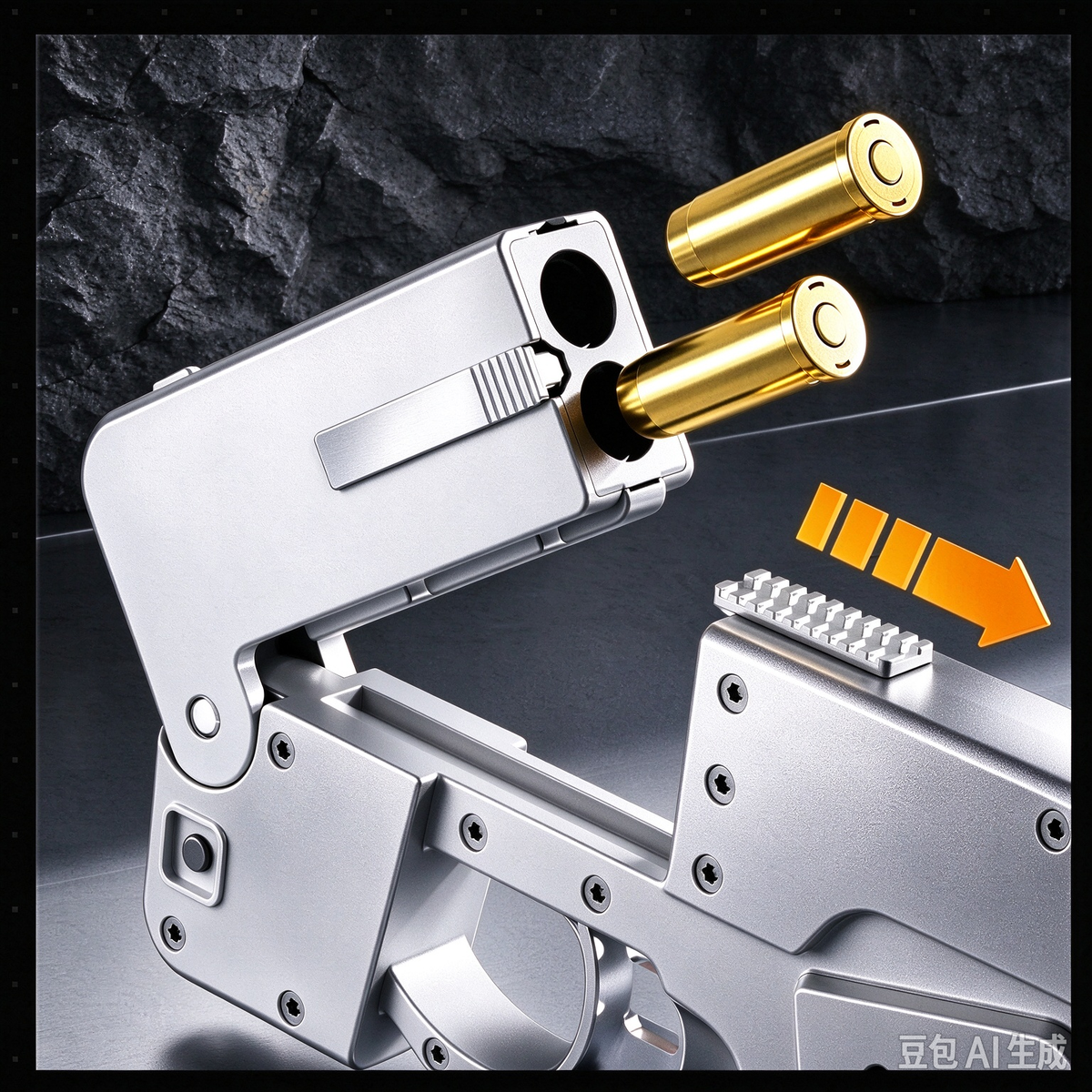 NEW Folding Phone Soft Bullet Gun Model Shell Throwing Cretive Gifts Toys for Boys