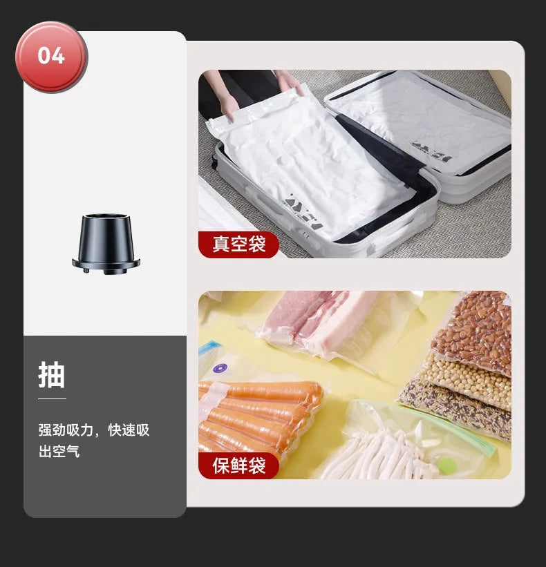 Wireless Car Vacuum Cleaner Handheld Mini with Strong Suction Blow-and-Suck Function for Car and Home Use