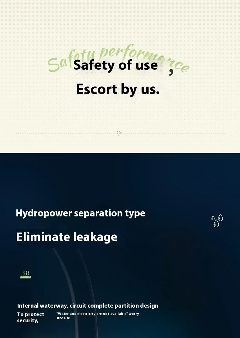 Bathrooms Shower Faucet with Sensor Electric Hot Flowing Kitchen Tap Water Heater Heating Tankless Portable for Kitchen Bathroom