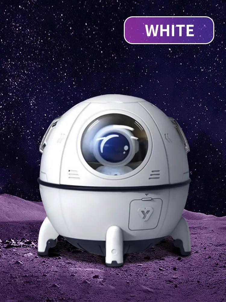 Rechargeable/USB Plug in LED Night Light Child Gift Astronauta Space Capsule Humidifier Bedroom Decor Room Atmosphere Lamp