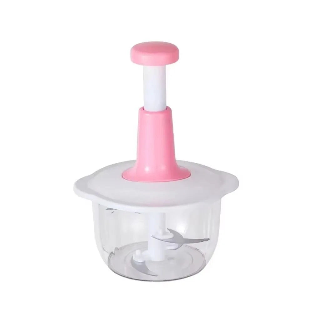 Multi-functional Vegetable Mincer Manual Press Plastic Special Ingredients Mixer Removable Convenient Handheld Food Chopper