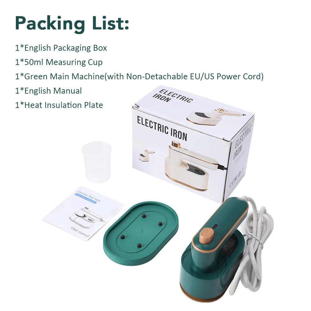 Mini Handheld Steamer Portable Clothes Wrinkle Remover Iron Garment Steamer Quick Heating Lightweight for Travel Home Hotel Use