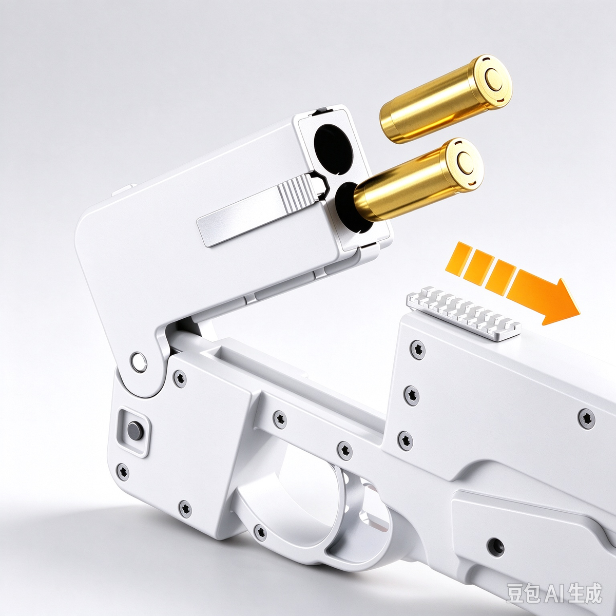 NEW Folding Phone Soft Bullet Gun Model Shell Throwing Cretive Gifts Toys for Boys