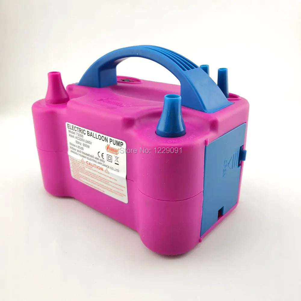 Portable mini balloon electric pump air inflator with US EU UK AU BR plug