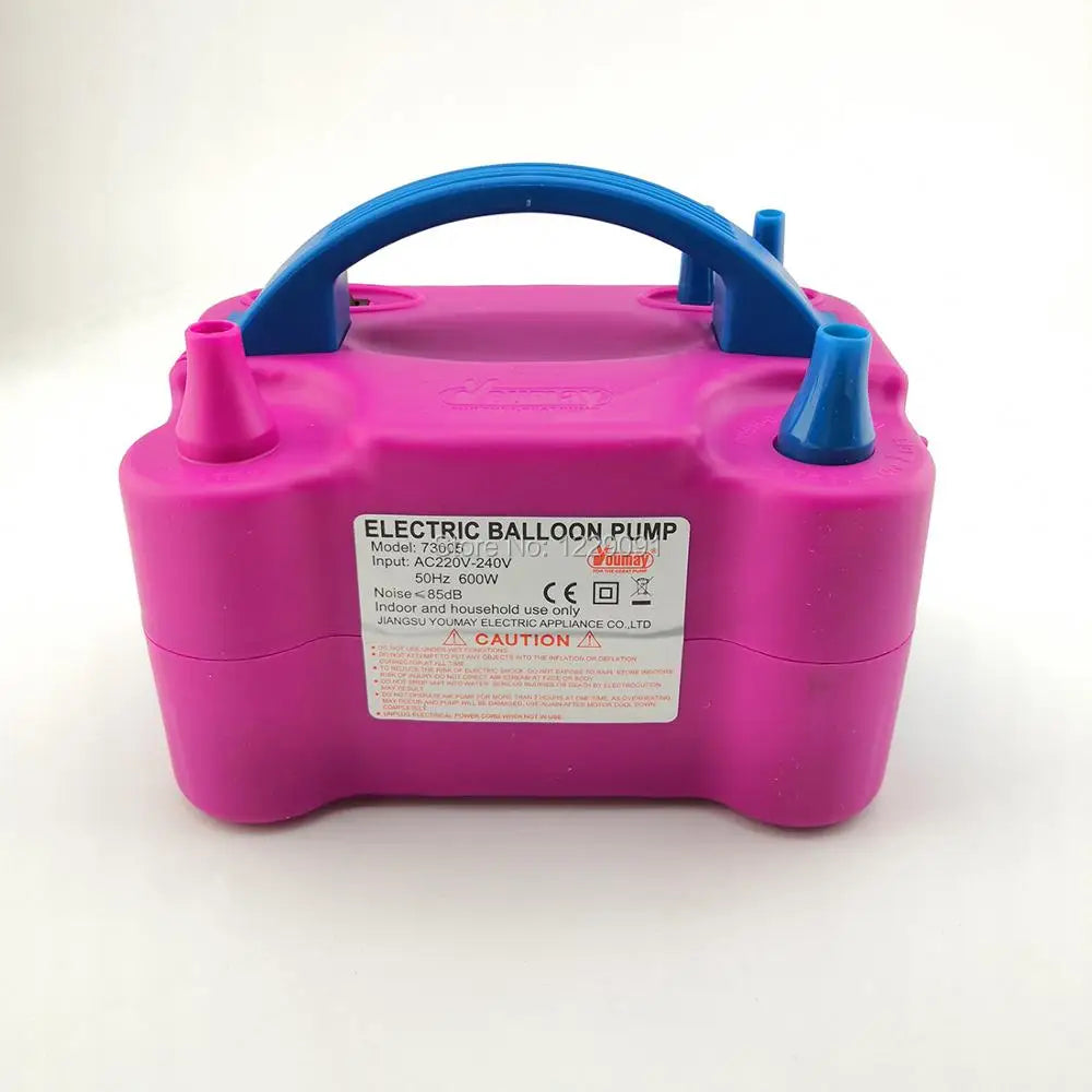 Portable mini balloon electric pump air inflator with US EU UK AU BR plug