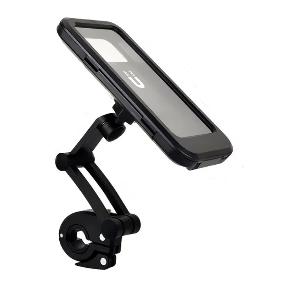 Waterproof Motorcycle Phone Holder 360° Swivel Magnetic Design Bicycle Phone Holder Navigation Support Adjustable