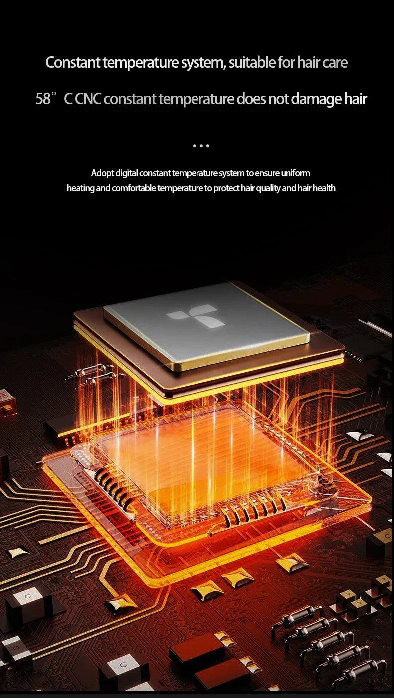 Professional Salon Hair Dryer High Wind Speed Quick Dryer with Ionic Heat Protection Lightweight Travel Home Hotel Use