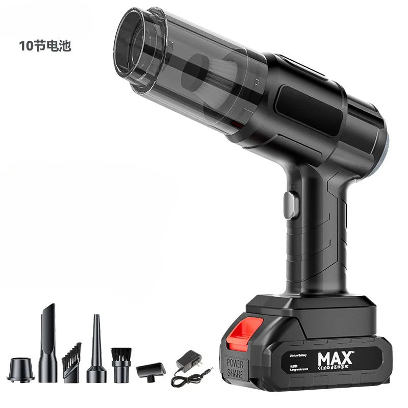 Wireless Car Vacuum Cleaner Handheld Mini with Strong Suction Blow-and-Suck Function for Car and Home Use