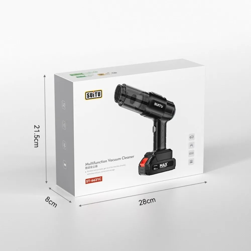 5000Pa Suction Car Vacuum Cleaner High Power 1500mAh Cordless Auto Vacuum Super Suction Multifunctional Wireless Dust Blower