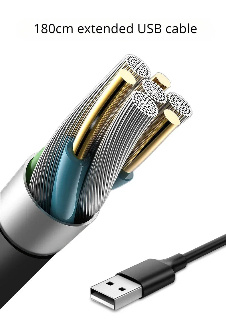 12V 24V Car Fan USB Charge Dual Head Fan 360 Degree Rotation 3-speed Car Seat Back Cooling Fan for Summer Car Accessories