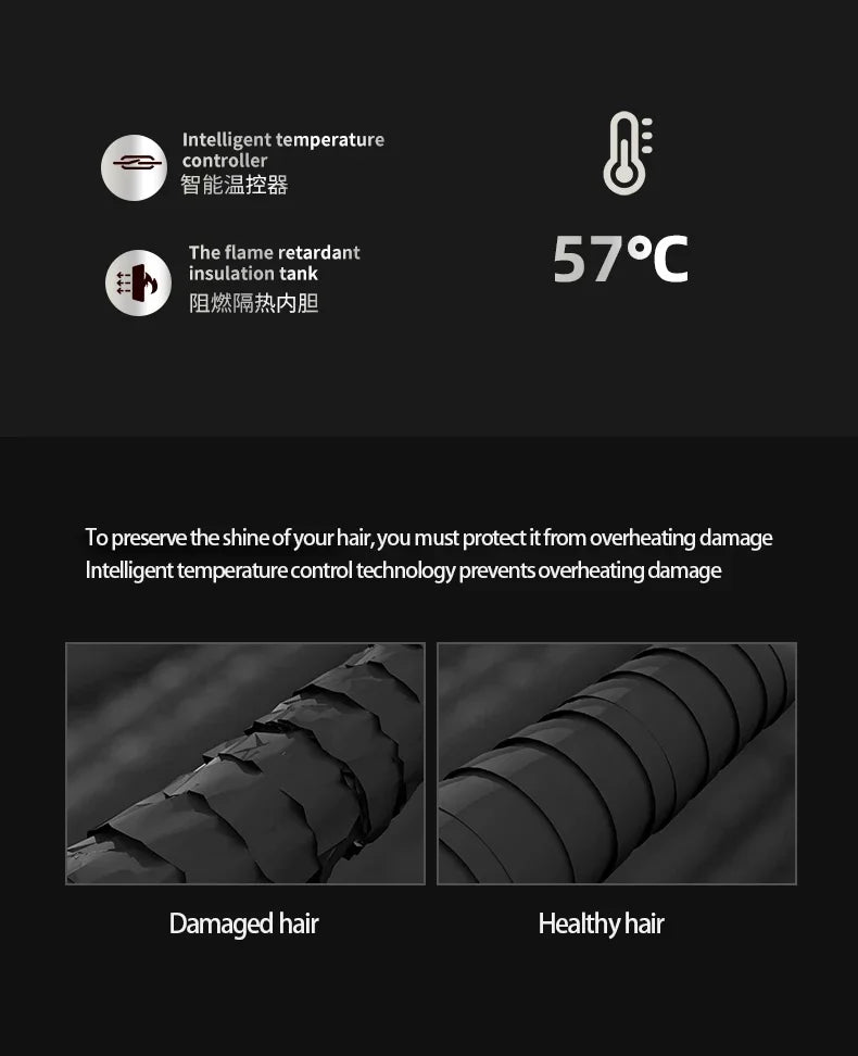 Professional Salon Hair Dryer High Wind Speed Quick Dryer with Ionic Heat Protection Lightweight Travel Home Hotel Use