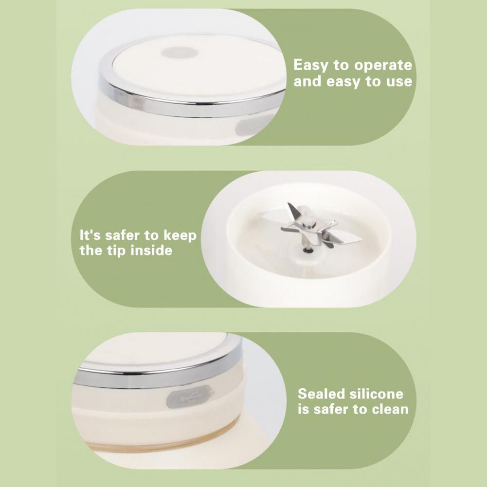 800ML Portable Juicer Cup Food Grade Water Bottle Juicer Wireless Fruit Squeezer Electric Blender Juice Maker Machine Kitchen