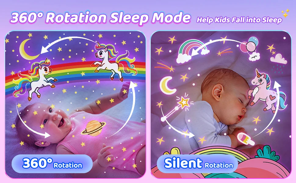 Star Projector for Kids 12 Films Star Lights for Ceiling Projector Baby Night Lamp with Exquisite Gifts