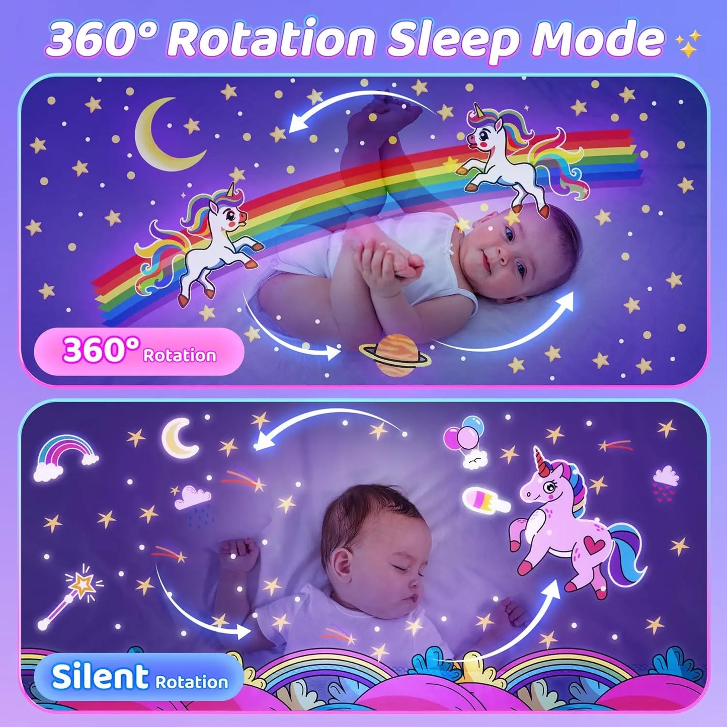 Star Projector for Kids 12 Films Star Lights for Ceiling Projector Baby Night Lamp with Exquisite Gifts