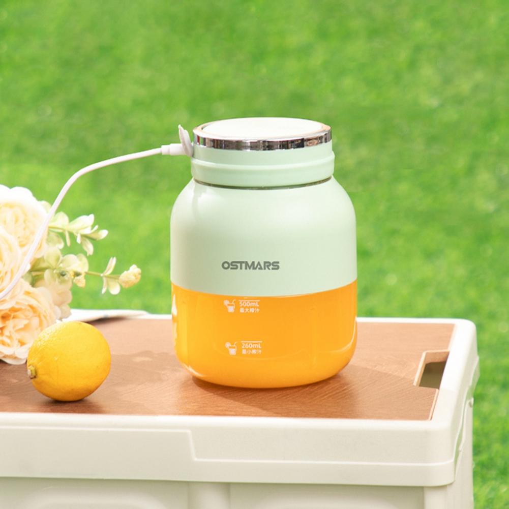 800ML Portable Juicer Cup Food Grade Water Bottle Juicer Wireless Fruit Squeezer Electric Blender Juice Maker Machine Kitchen