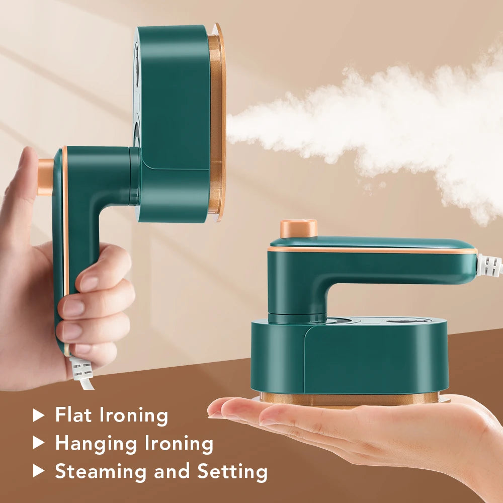 Mini Handheld Steamer Portable Clothes Wrinkle Remover Iron Garment Steamer Quick Heating Lightweight for Travel Home Hotel Use