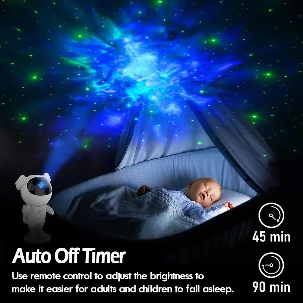 Astronaut Galaxy Star Projector Starry Sky Night Light Astronaut Projector with Remote Control