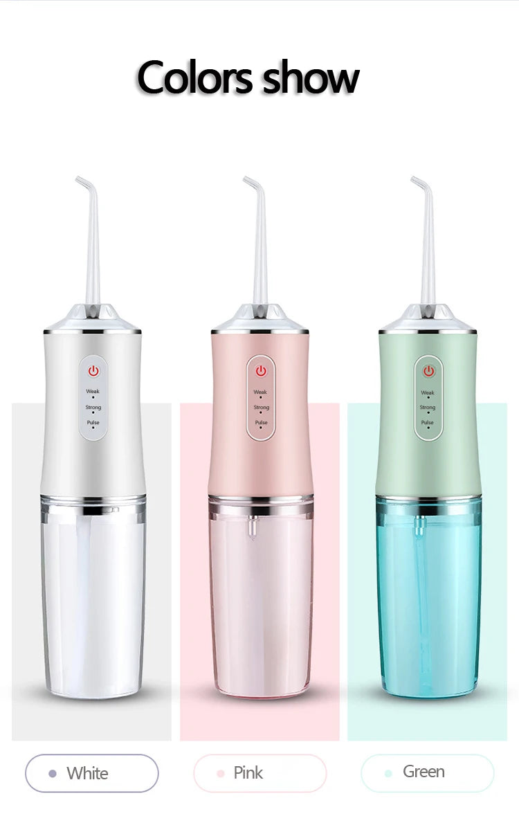 Oral Irrigator Dental Water Jet Flosser Appliance Pick Floss Dentistry Mouth Washing Machine Teeth Whitening Cleaning Tools