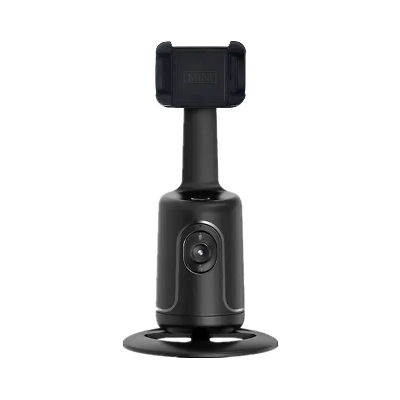 360 Rotation Gimbal Stabilizer AI Following Face Tracking Desktop Gimbal PTZ For Tiktok Smartphone Live