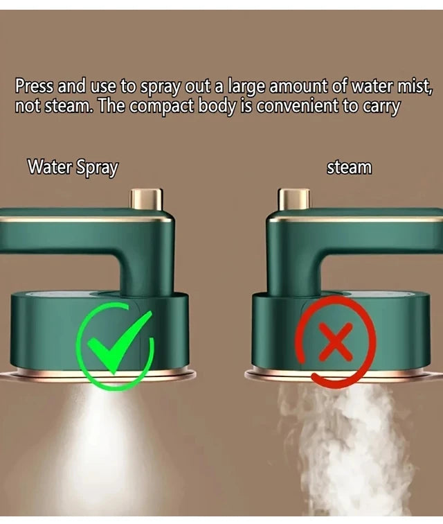 Handheld Vertical Steam Iron Clothing Plate Makeup Iron for Clothes Voor Mini ironing Machine Portable Travel Garment Steamer