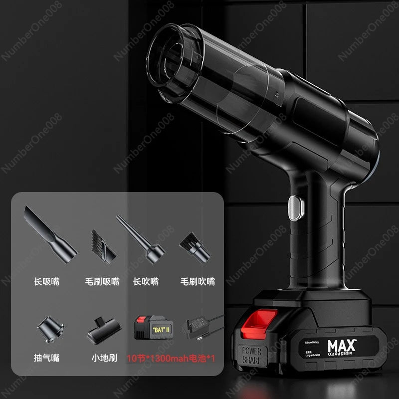 Wireless Car Vacuum Cleaner Handheld Mini with Strong Suction Blow-and-Suck Function for Car and Home Use