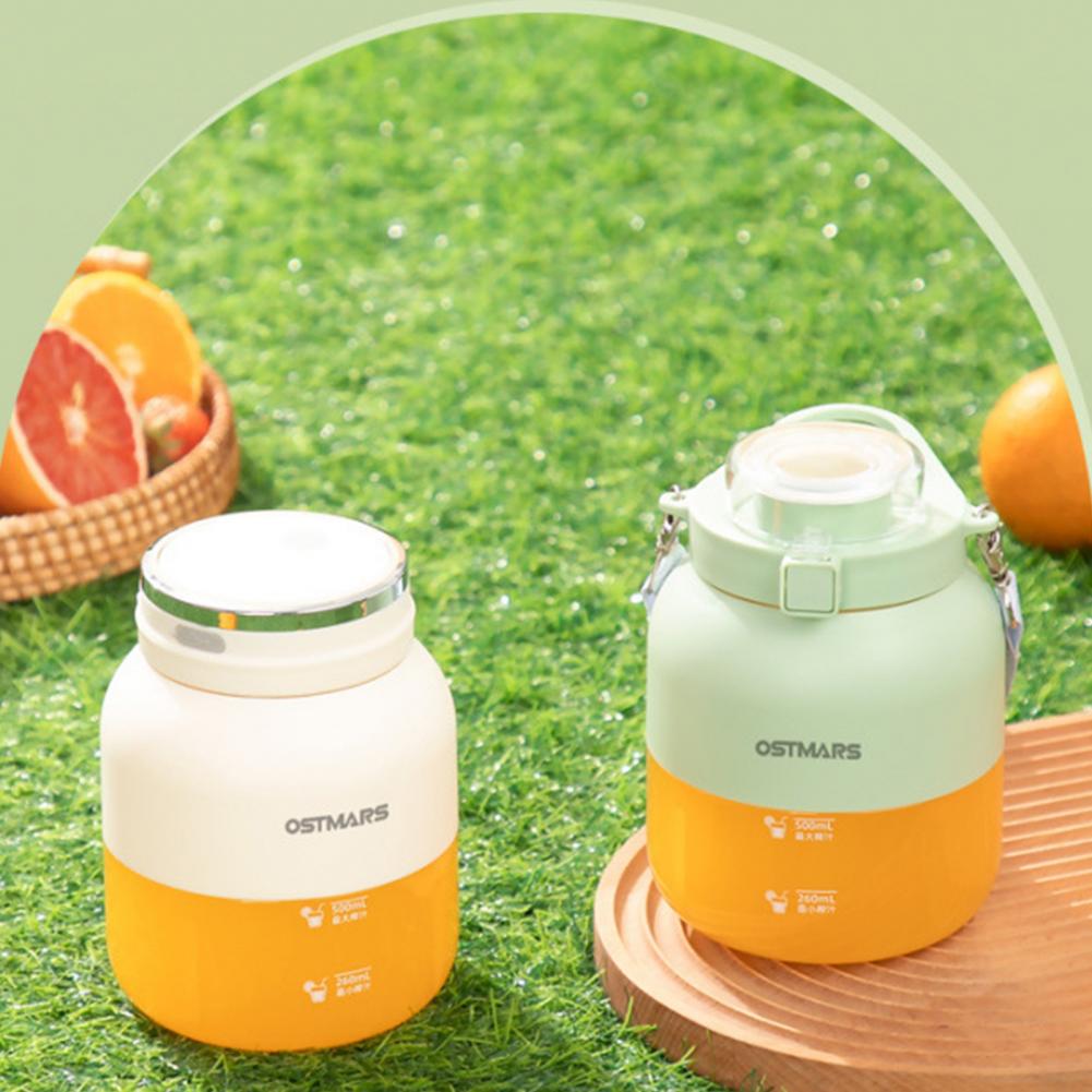 800ML Portable Juicer Cup Food Grade Water Bottle Juicer Wireless Fruit Squeezer Electric Blender Juice Maker Machine Kitchen
