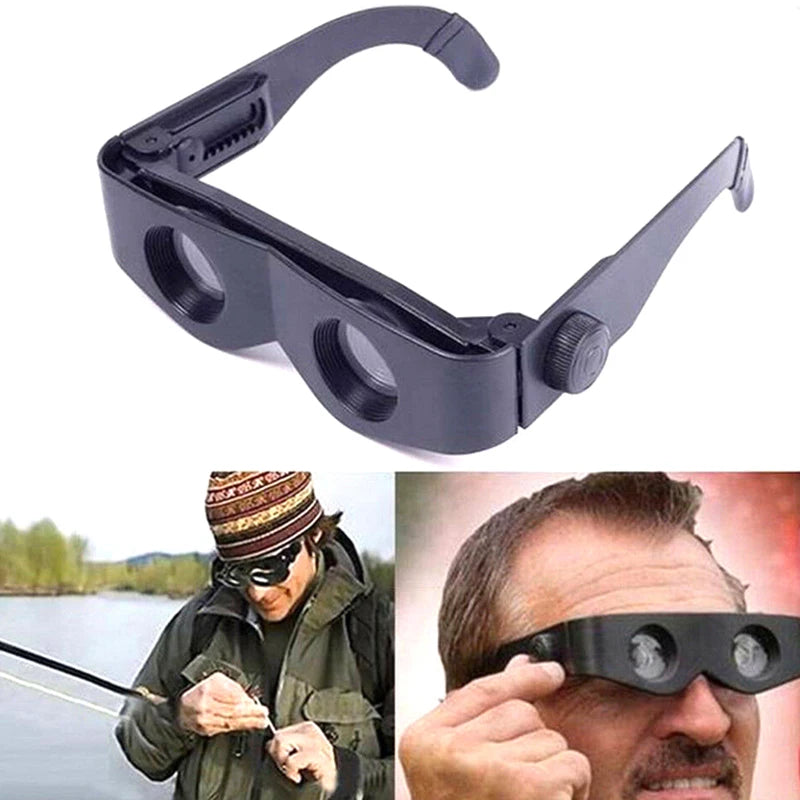 Theater Viewing Magnifier Glasses, Adjustable Focus Binoculars Telescope, Ideal for Fishing