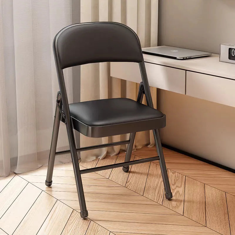 Folding Chair Home Office Meeting Chair Installation-free Simple Study Folding Storage Home Dining Chair
