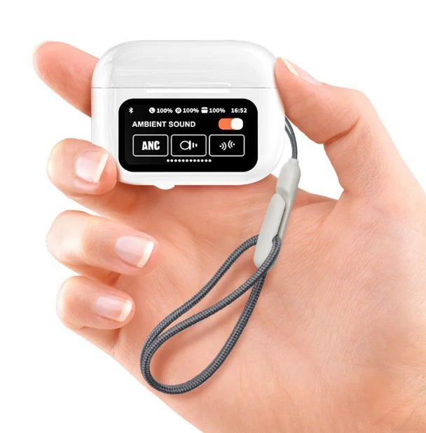 A9pro TWS in Ear Earbuds ANC, Touch Control, LED Display, Bluetooth 5.3 Noise Cancelling Wireless Earphones JL Chipset Headphone