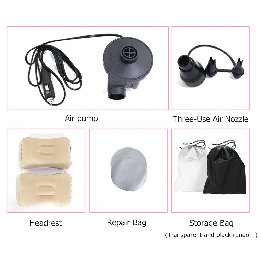 Mattress Car Inflatable Travel Bed Home Outdoor Camping Mat Rear Flocking Plus Air Mattress for SUV Outdoor Camping Equipment