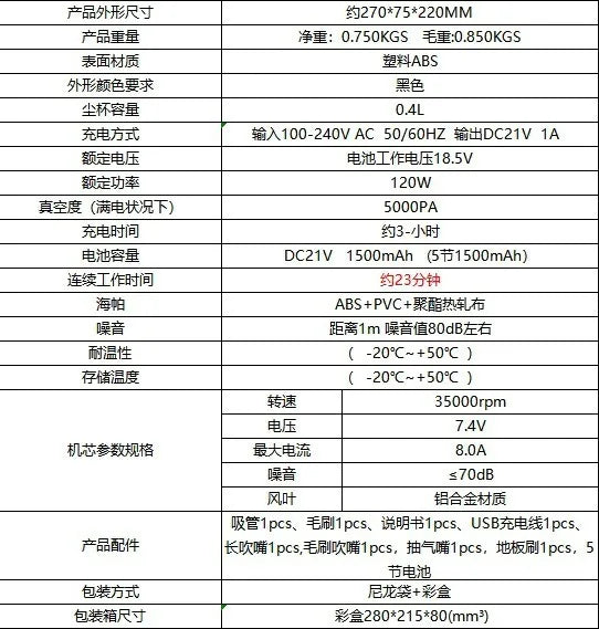 Wireless Car Vacuum Cleaner Handheld Mini with Strong Suction Blow-and-Suck Function for Car and Home Use