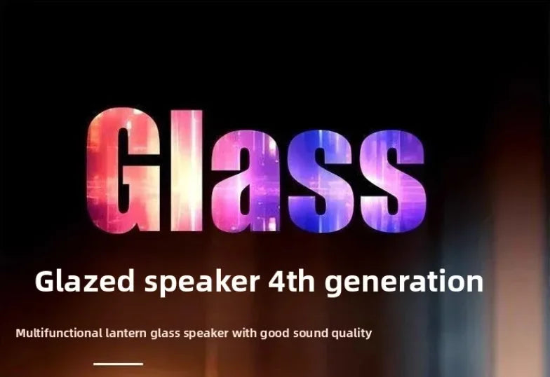 Qisheng Wireless Bluetooth Smart Speaker LED Multi Light Subwoofer TF Card USB Flash Drive FM Radio Home Desktop Decoration