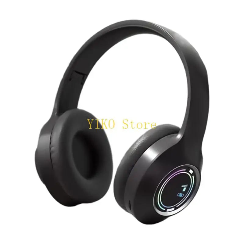 M3 Bluetooth-compatible Headphone with LED Light Bass Wireless Headphone