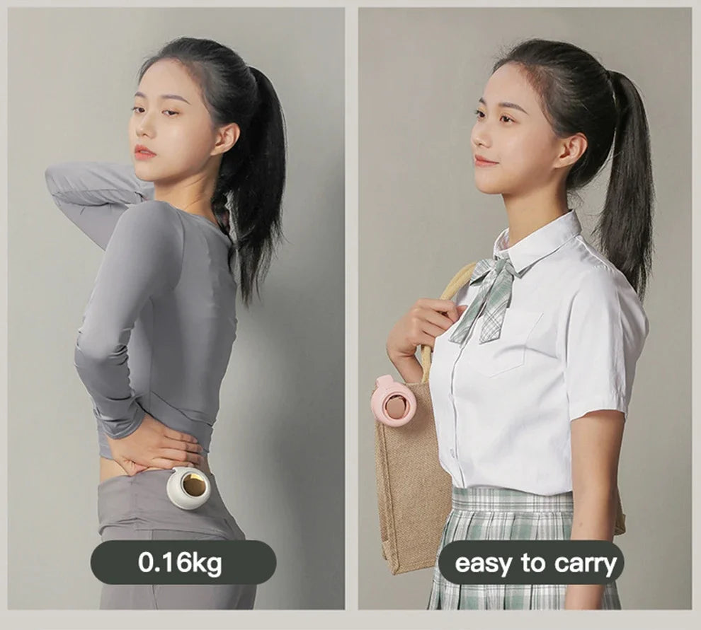 Whirlwind Leafless Fan With Portable Button Design USB Charging Silent Portable Mini Fan For Home And Outdoor Travel