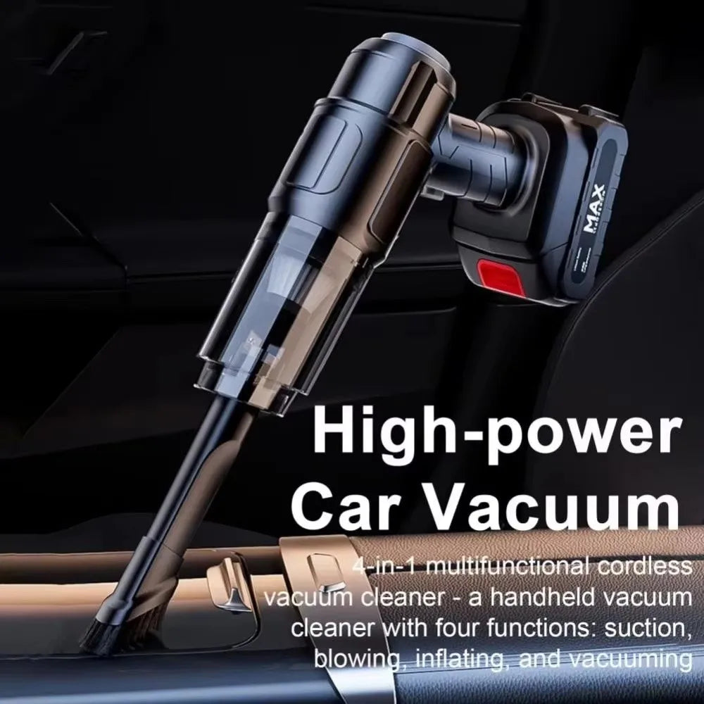 5000Pa Suction Car Vacuum Cleaner High Power 1500mAh Cordless Auto Vacuum Super Suction Multifunctional Wireless Dust Blower