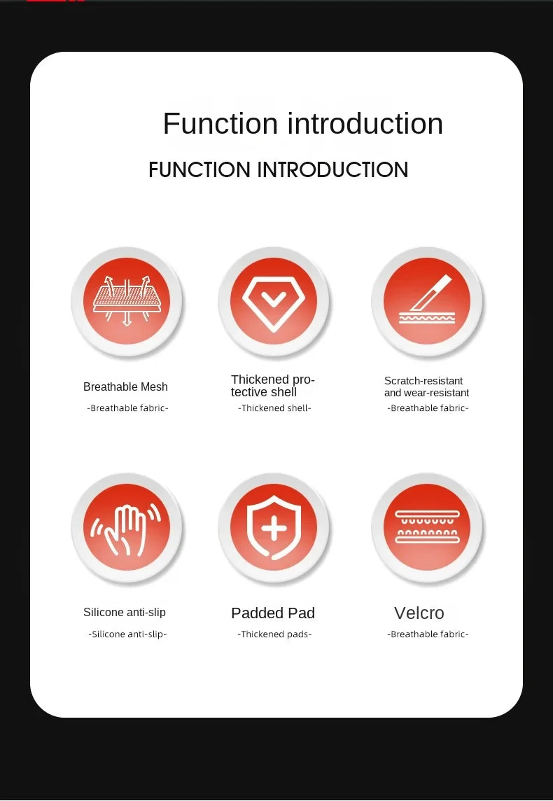 Men's motorcycle supplies windproof gloves all-finger summer touch screen anti-collision and anti-slip racing gloves breathable