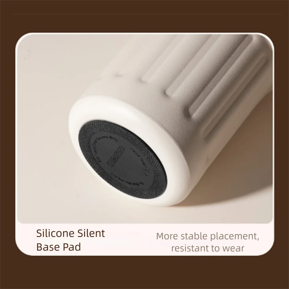 Vacuum Flask 450ML Thermal Water Bottle Creative Portable Coffee Thermos Cup Double Wall Digital Drinking Bottle Travel