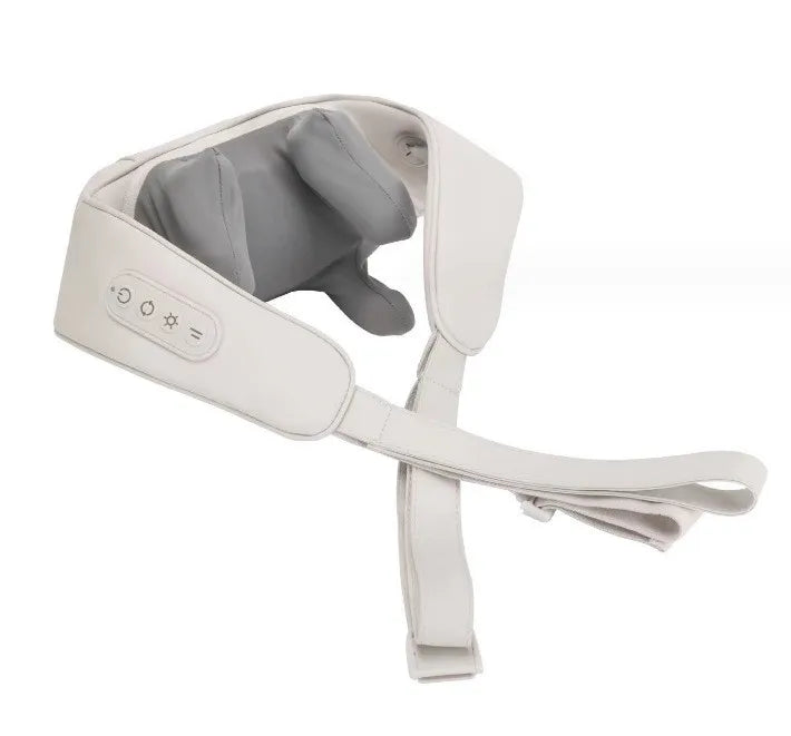 Wireless neck massager with hot compress function for pain relief deep tissue massage neck shoulder relaxation massage shawl