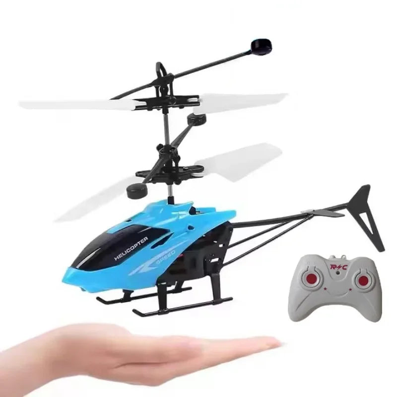 Mini RC Rechargeable No Remote Control RC Helicopters Toys Induction Hovering Safe Fall-resistant Rc Airplane