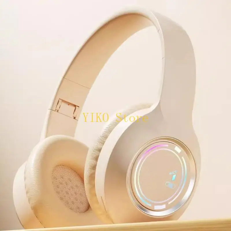 M3 Bluetooth-compatible Headphone with LED Light Bass Wireless Headphone