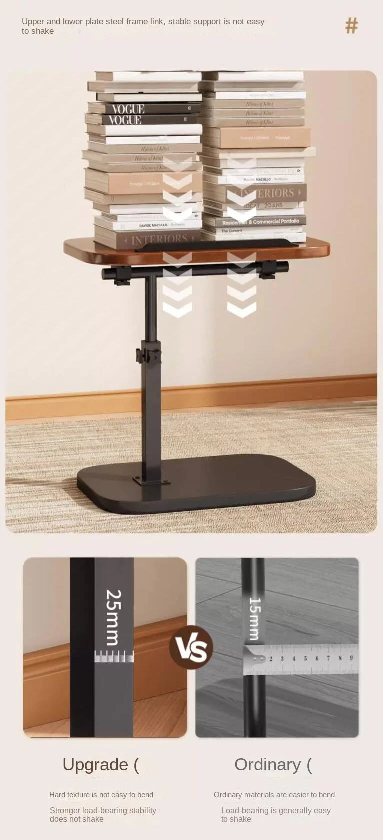 Sofa Side Table Living Room Furniture Minimalist Modern Shelves Small Table Luxury Coffee Tea Table Rugged And Durable Furniture