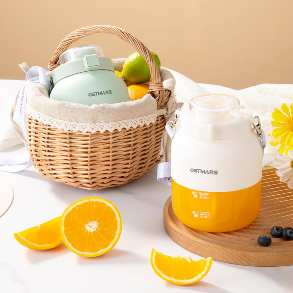 800ML Portable Juicer Cup Food Grade Water Bottle Juicer Wireless Fruit Squeezer Electric Blender Juice Maker Machine Kitchen