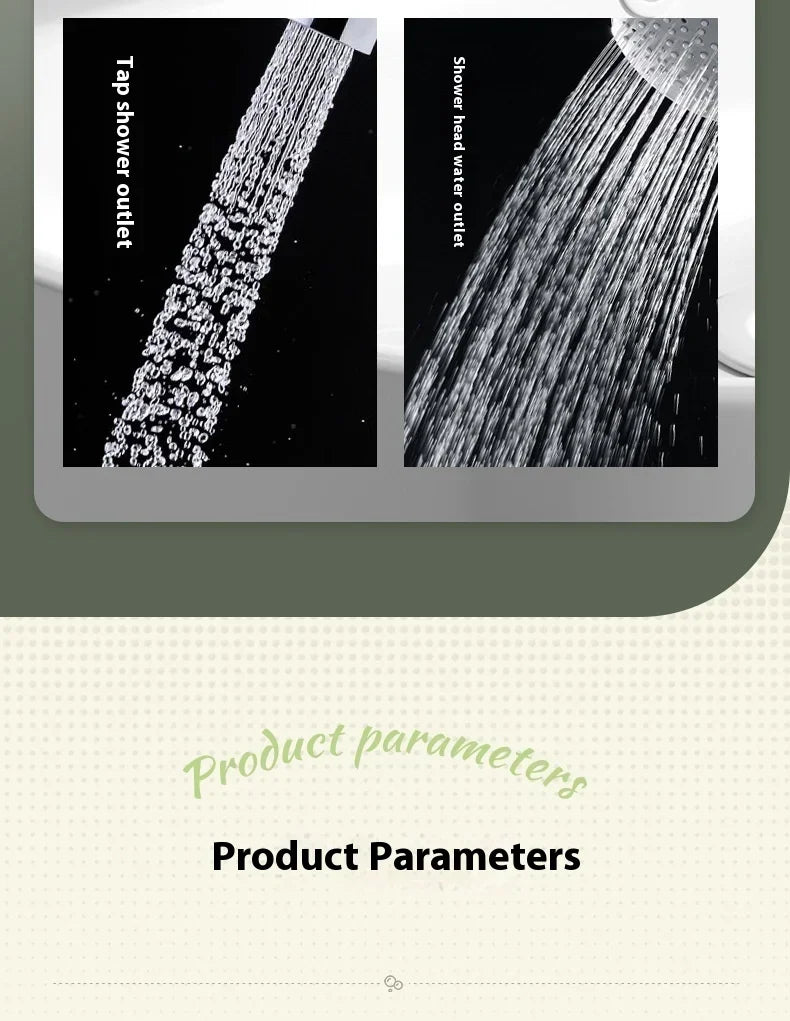 Bathrooms Shower Faucet with Sensor Electric Hot Flowing Kitchen Tap Water Heater Heating Tankless Portable for Kitchen Bathroom