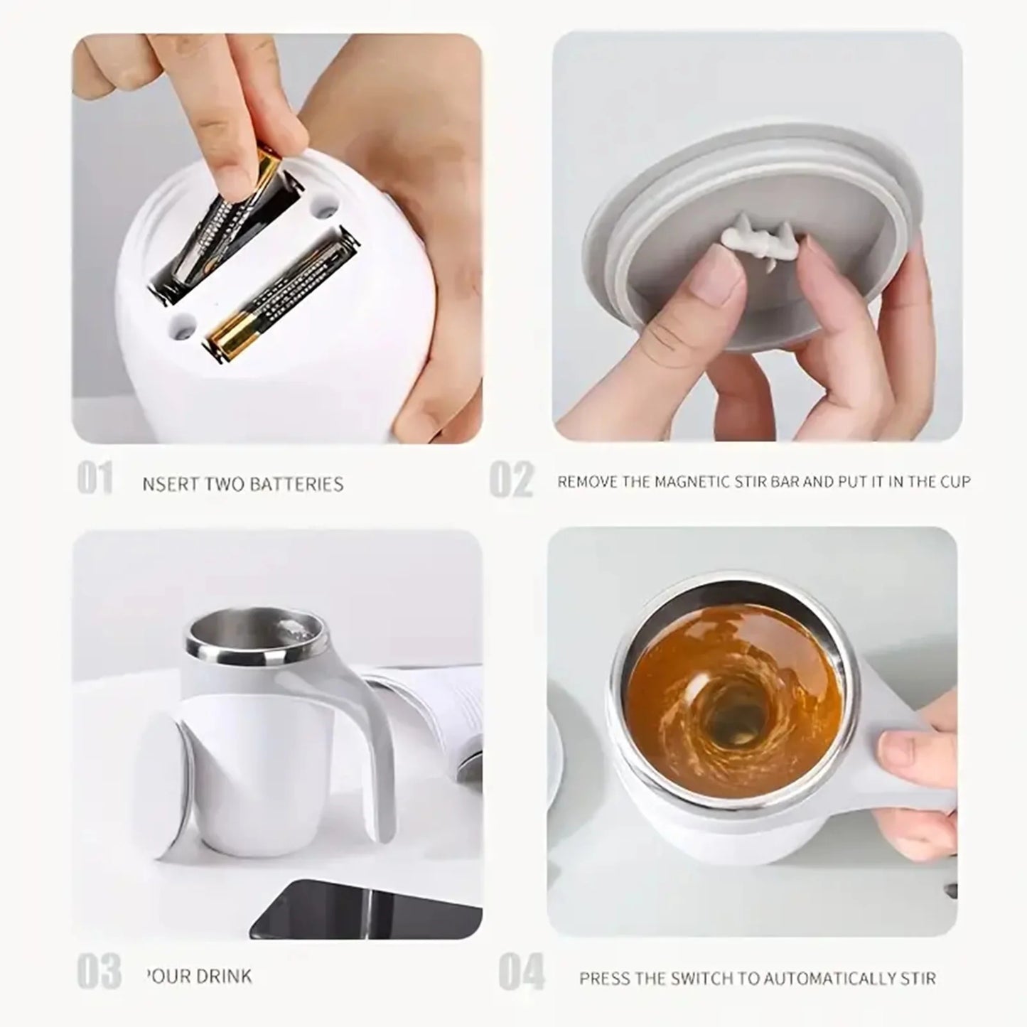 Professional stainless steel magnetic stirring cup-efficient mixing solution for kitchen use