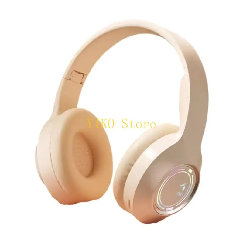M3 Bluetooth-compatible Headphone with LED Light Bass Wireless Headphone