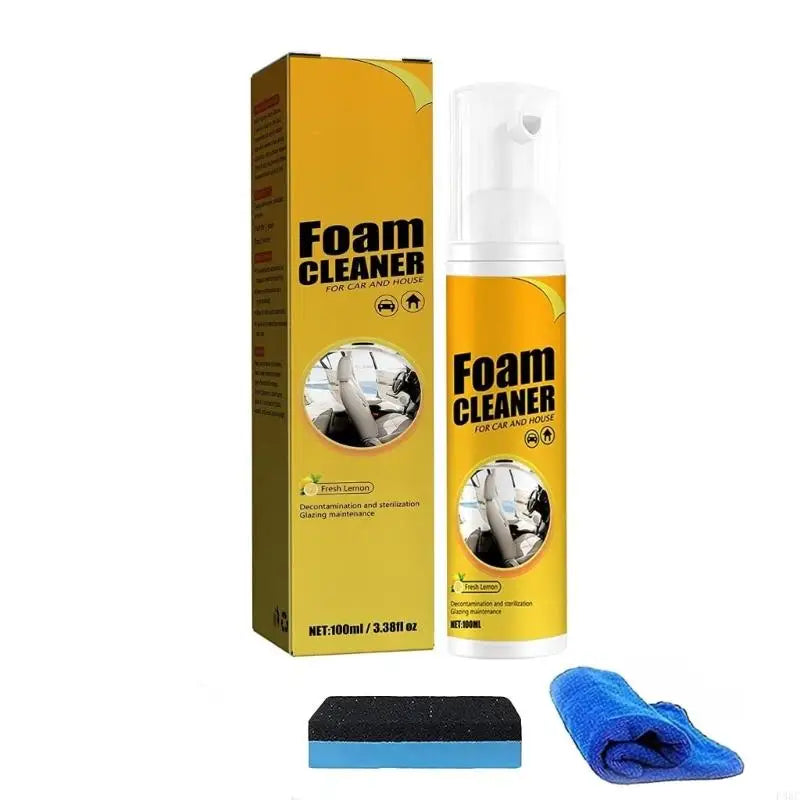 Multi-purpose car foam cleaner 650ml set. Seat cleaner.