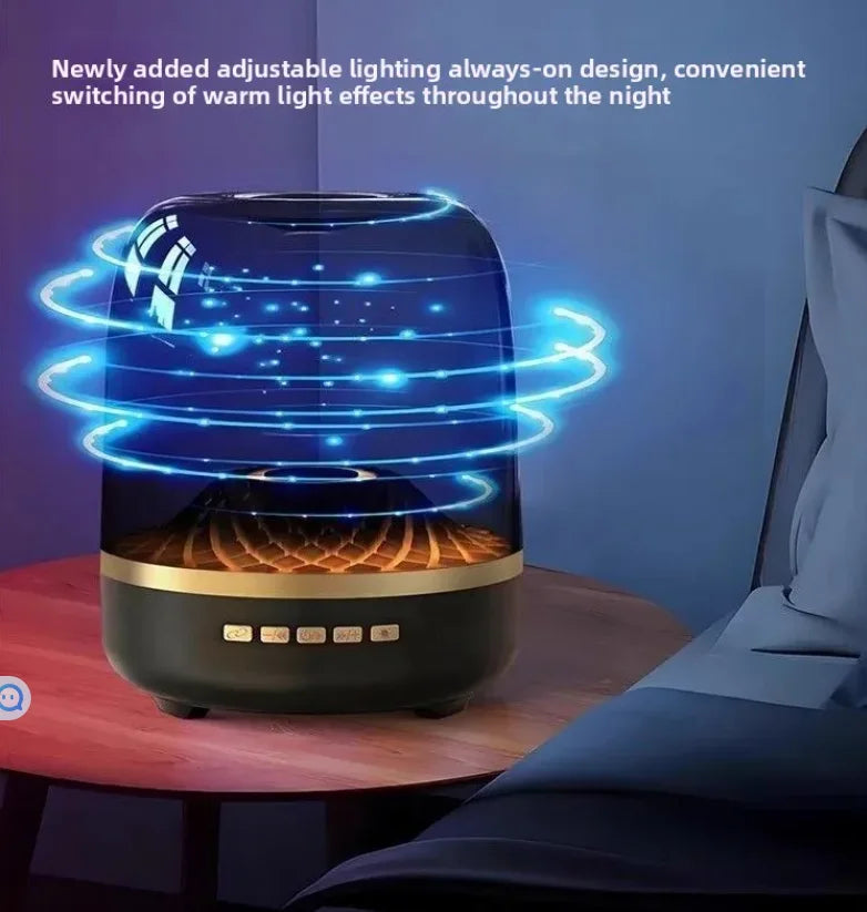 Qisheng Wireless Bluetooth Smart Speaker LED Multi Light Subwoofer TF Card USB Flash Drive FM Radio Home Desktop Decoration