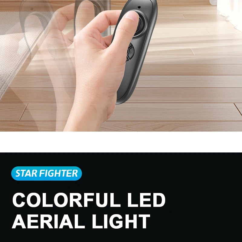 2.4G remote control fighter electric foam glider stunt tumbling UAV hovering helicopter with LED colorful lights aircraft model