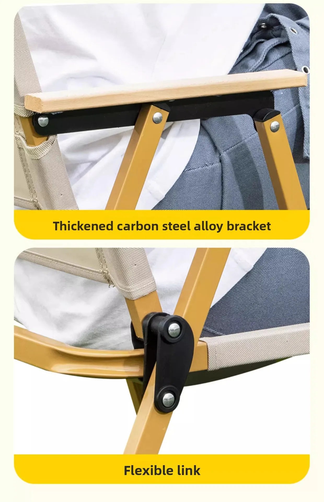 Outdoor folding chair Kermit chair camping fishing stool beach chair folding portable stool table and chair