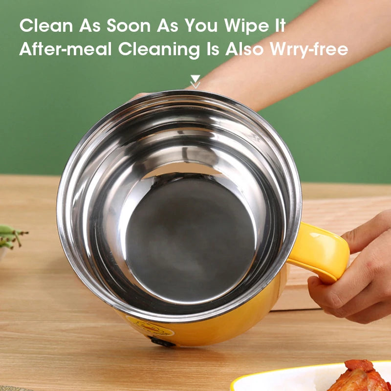 Mini Electric Cooking Machine Hot Pot Non-stick Cooking 1-2 People Single Household Pan Multifunction Electric Cooker for Home